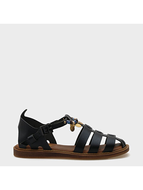 Capone Outfitters Elora Akseusarlı Deri Kadın Sandalet - S000509283-19351