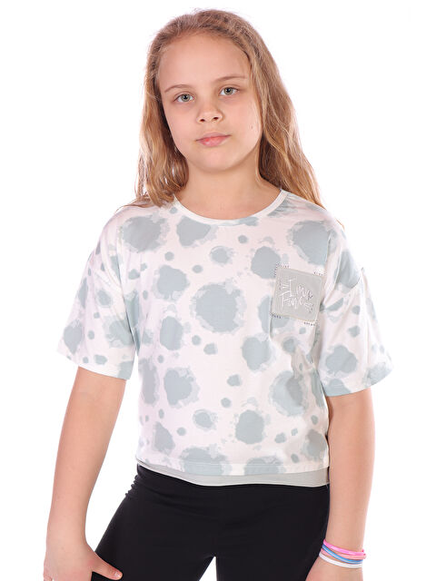 Toontoykids Kız Çocuk Im Fıne Nakışlı Batik Tişört