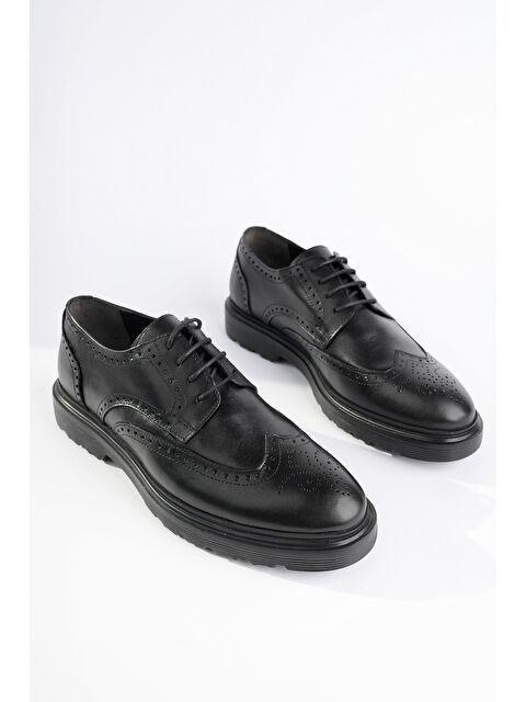 Muggo ANDRE Klasik Hakiki Deri Bağcıklı Ortopedik Erkek Casual Ayakkabı - S000332798-19351