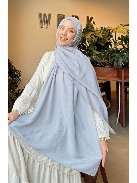 Lamelif Comfort Pamuk Şal Gri - S000529583-20600