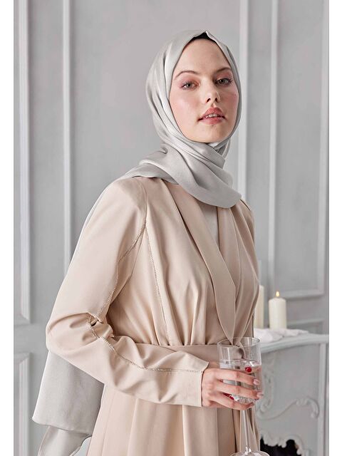 Fresh Scarfs Janjanlı Şal Vanilya - S000420499-17162