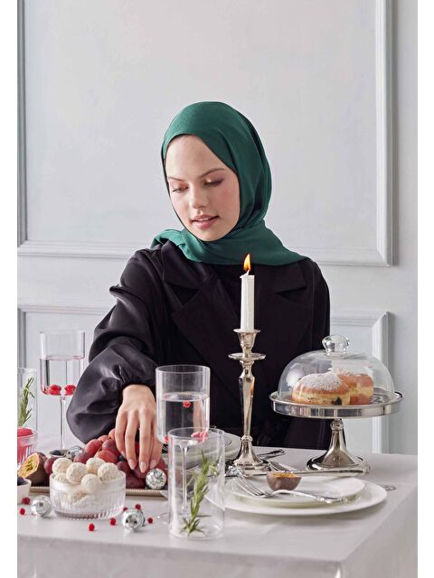 Fresh Scarfs Janjanlı Şal Zümrüt - S000420499-37221