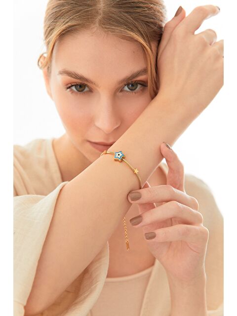 Fullamoda Yıldızlı Çelik Bileklik - S000348050-17234