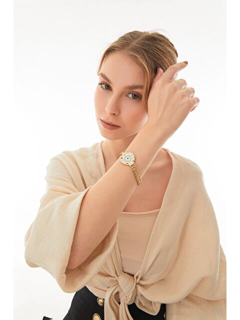 Fullamoda Nazar Boncuklu Çelik Bileklik - S000348054-20063