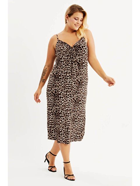 Mylinemoda İp Askılı Düğümlü Elbise - S000239261-19413