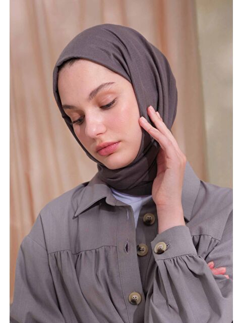 Fresh Scarfs Pamuk Crash Şal Antrasit - S000420477-29666