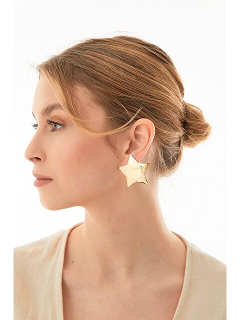 Fullamoda Büyük Yıldız Küpe - S000348061-20076