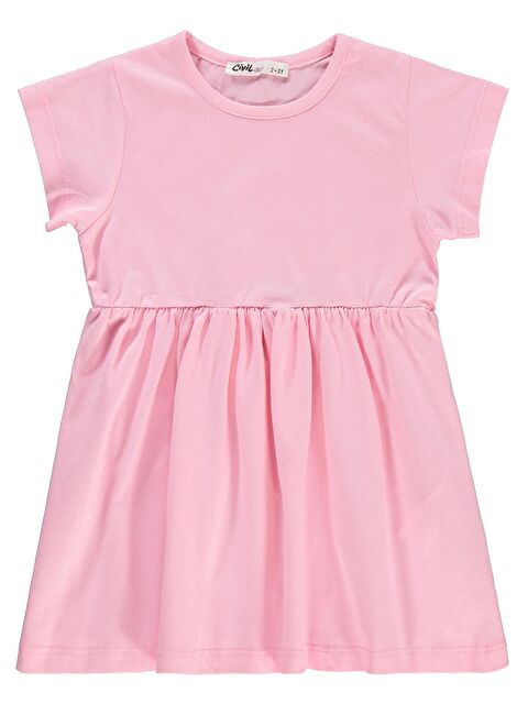 Civil Girls Kız Çocuk Elbise 2-5 Yaş Şeker Pembesi