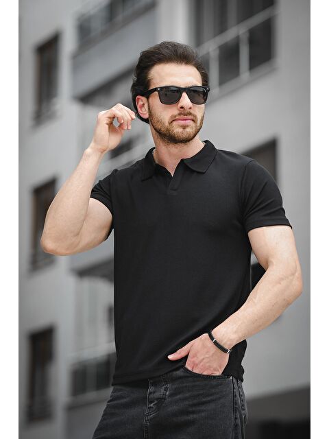 Oksit Apaç Yaka Kısa Kollu Erkek Tişört - S000181273-19351