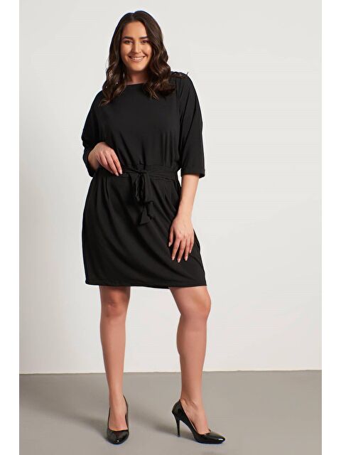 Mylinemoda Bağlama Detaylı Elbise - S000239254-19351