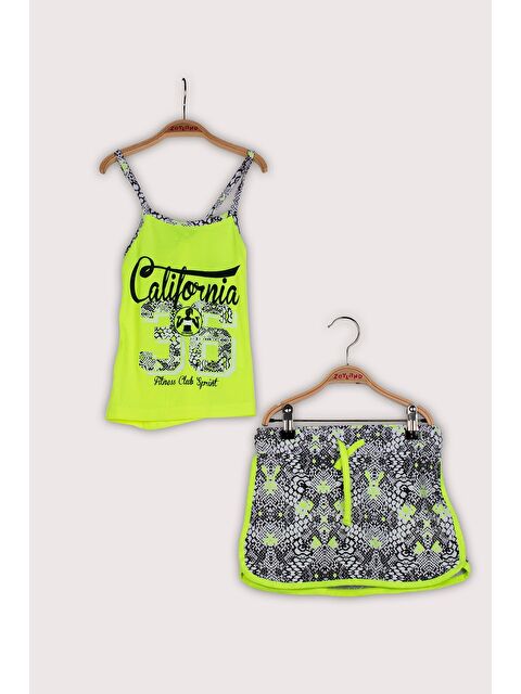 ZEYLAND Kız Çocuk Askılı Atlet ve Şort Takım (6-16yaş) - S000315128-18194