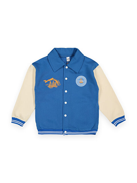 Mr Tuffy Erkek Çocuk 3 İplik Oversize Kolej Ceket - S000303446-17234