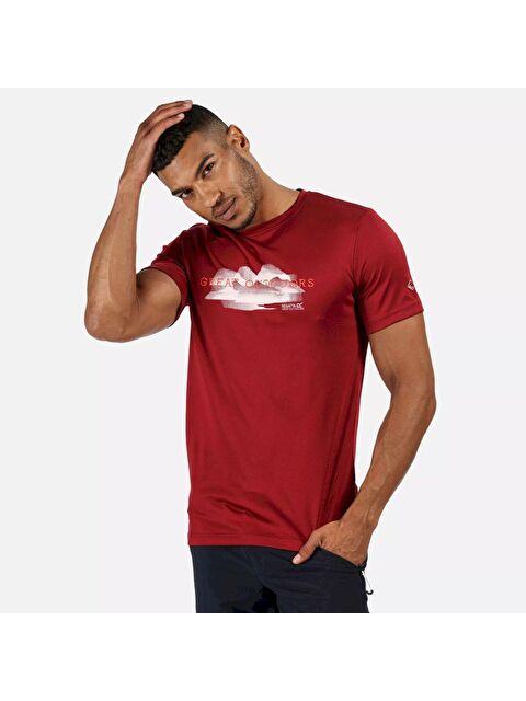 Regatta Fingal V Erkek Kısa Kollu Tişört Bordo RMT216 - S000237420-19951