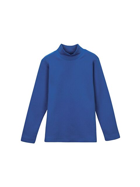 Lovetti Saks Kız Çocuk Yarım Balıkçı Uzun Kol Tişört - S000053858-23710