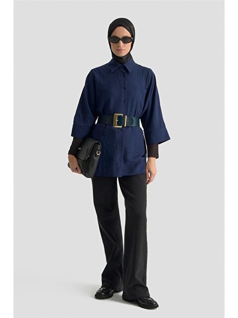 ARMİNE Tunik 25Yd9171 Lacivert - S000490426-21164