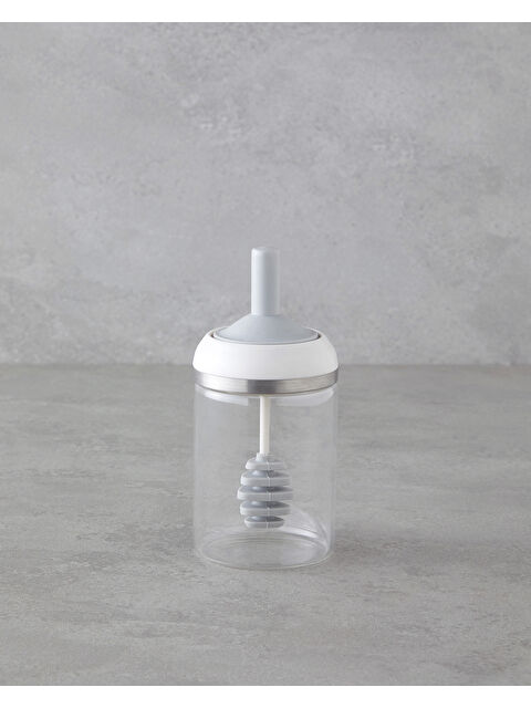 English Home Shelby Borosilikat Bal Kavanoz 400 ml Gri - S000531867-20600