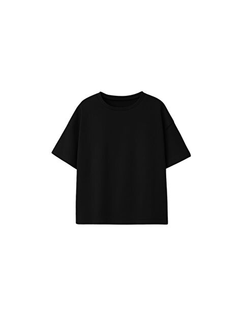 ZUZUNGA Unisex Basic Kısa Kollu Çocuk T-Shirt - S000520764-19351
