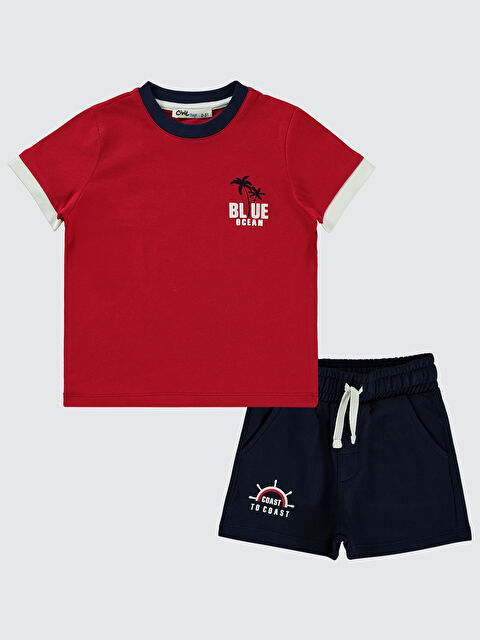 Civil Boys Erkek Çocuk Takım 2-5 Yaş Kırmızı - S000367994-20045