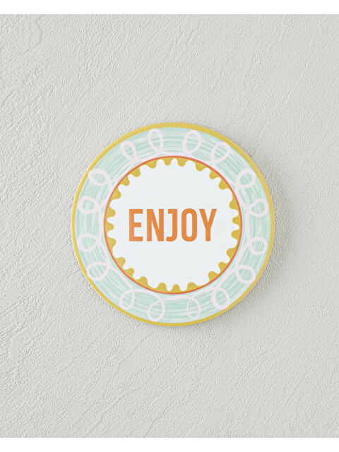 English Home Bright Delight Seramik Bardak Altlığı 10 cm Yeşil - S000531870-18194