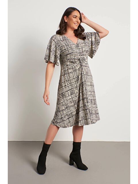 Mylinemoda Düğüm Detaylı Elbise - S000239303-19966