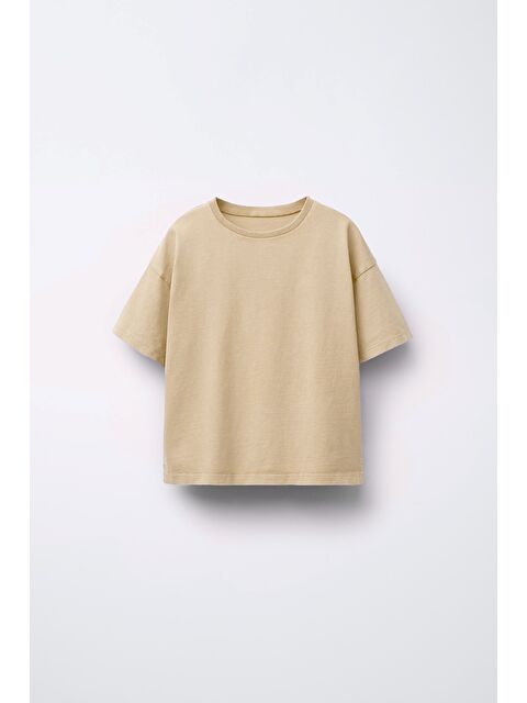 ZUZUNGA Unisex Basic Kısa Kollu Çocuk T-Shirt - S000520765-19928