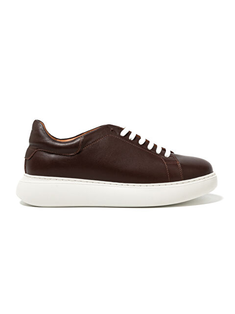 John May Erkek Sneaker ( Günlük) RC-25Y-058-R1960 Kahve Cilt - S000509265-19413