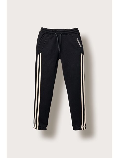 Mışıl Kids 3 İp Fearless Nothing  Baskılı Yanlar Çizgili Erkek  Çocuk Eşofman Altı - S000486494-19351