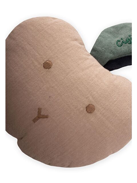 CİGİT Müslin Çıngıraklı Elma Oyuncak Vizon - S000377264-26429