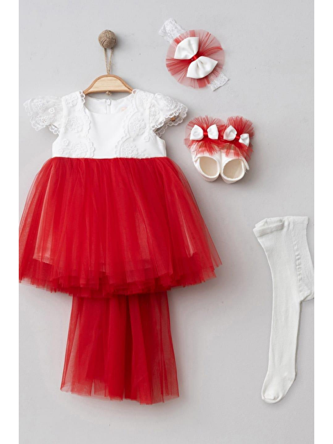 Cantoy Kız Bebek Roba Güpür Kuyruk Detaylı Mevlüt Set - S000361986-37232