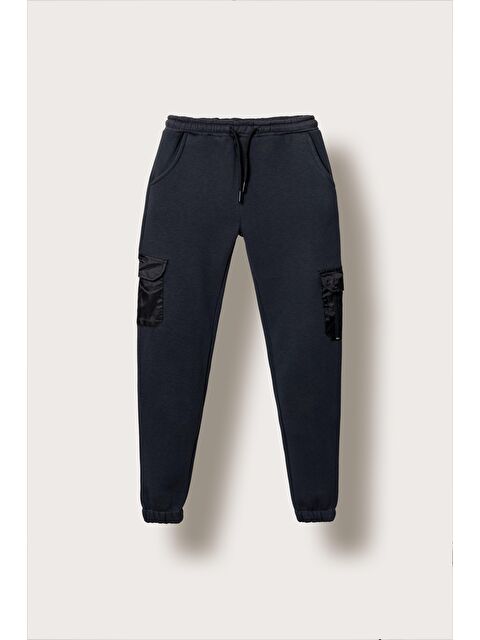 Mışıl Kids 3 İp İki Diz Mikro Kargo Cepli Sağ Cep Fermuarlı Erkek Çocuk Eşofman Altı - S000486495-19351