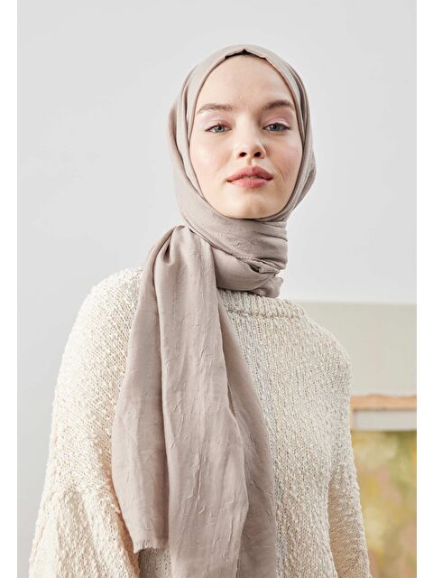 Fresh Scarfs Bambu Şal Kum Beji - S000420480-19928