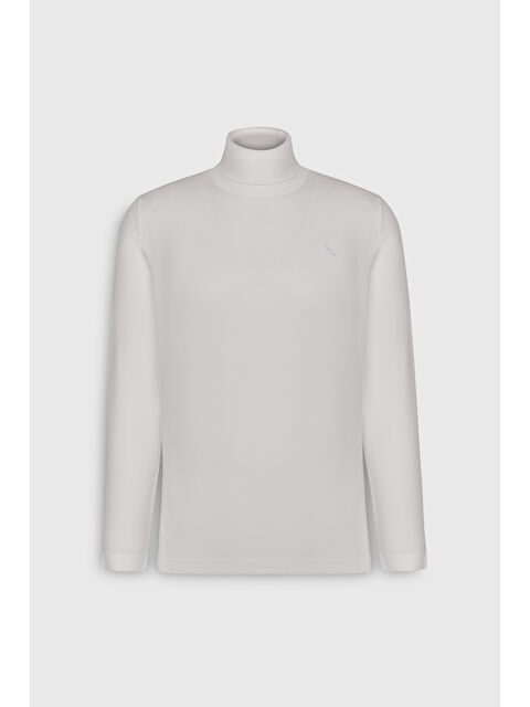 Altınyıldız Classics Erkek Ekru Sıcak Tutan Standart Fit Normal Kesim Tam Balıkçı Yaka Basic Triko Kazak - S000403240-19965