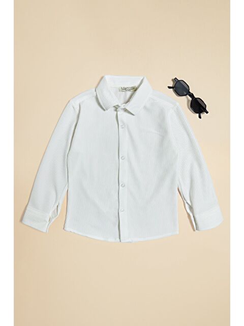 Fullamoda Fitilli Düğmeli Erkek Çocuk Gömlek - S000515133-20063