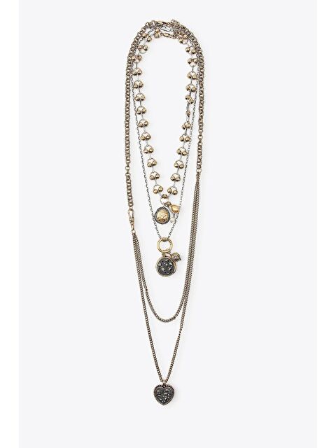 New Obsessions 3'lü Zincirli Kolye - S000508712-20076