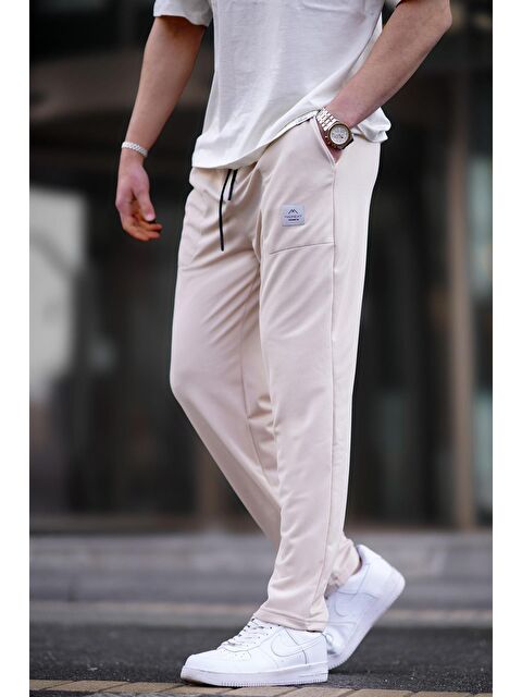 Madmext Bej Erkek Basic Eşofman Altı 6536 - S000197622-19928