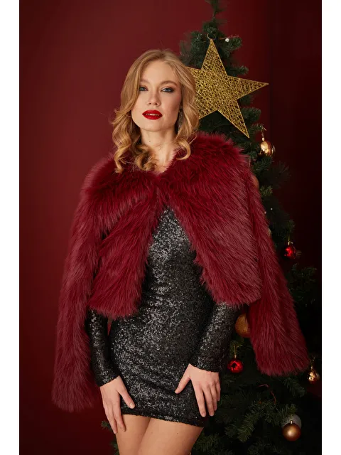 Fullamoda Sırt Dekolteli Pul Payet Mini Elbise - S000487609-19351