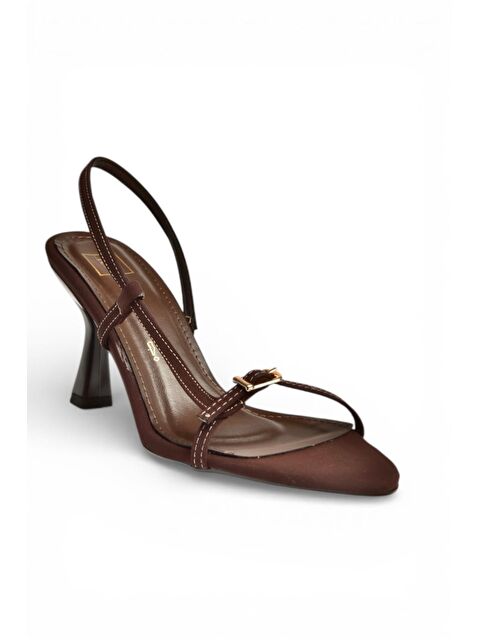 Fox Shoes Kahverengi Kadın Topuklu Ayakkabı Y518990102 - S000531894-19413