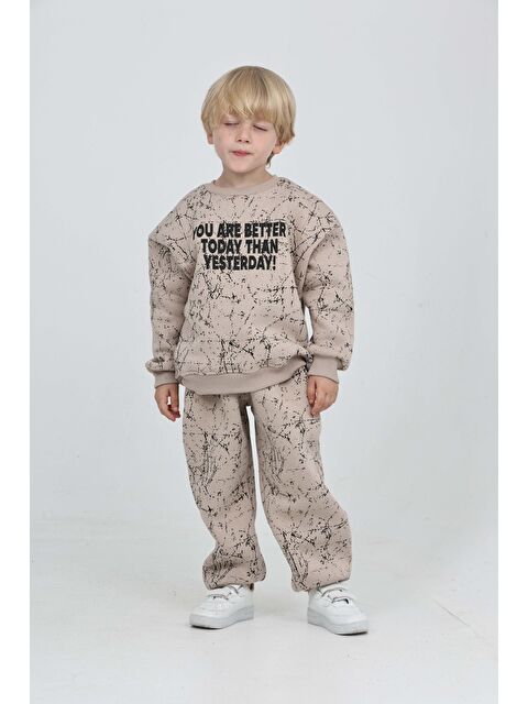 Toontoykids Erkek Çocuk Yesterday Baskılı Eşofman Takım - S000479915-19928
