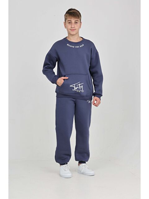 Toontoykids Erkek Çocuk Yaka Baskılı Eşofman Takım - S000479917-23093