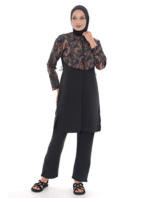 Remsa Paraşüt Tam Kapalı Tesettür Mayo Aller 2403 Gold - S000358454-37201