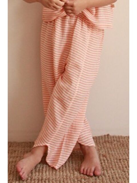 Oh La La Koala For Little Ones Turuncu Paça Detaylı Pantolon