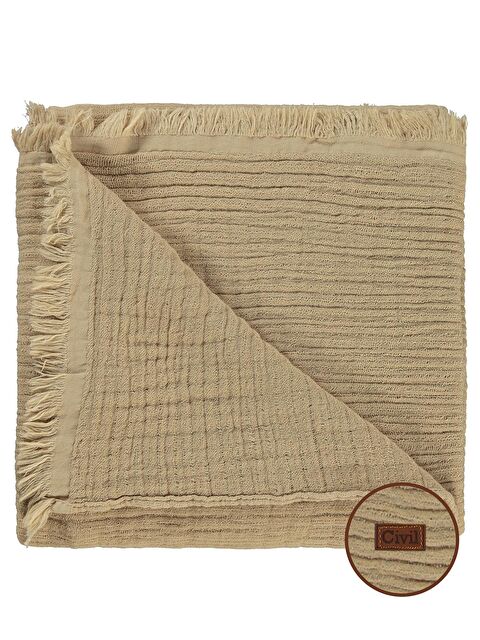 Civil Baby Müslin Bürümcük Battaniye - Kahverengi Standart - S000494939-4280