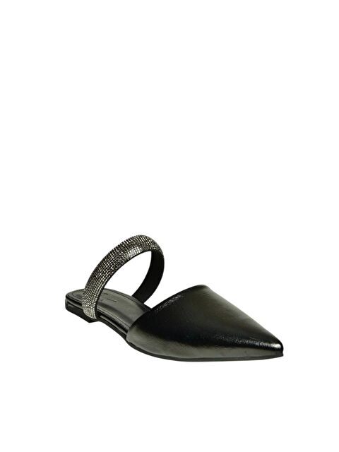 Fox Shoes Siyah Kadın Terlik U5904918 - S000401160-19351