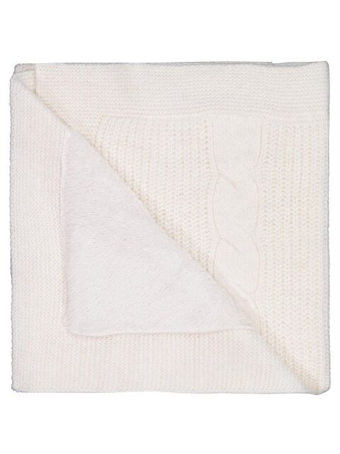 Civil Baby Çizgili Velsoftlu Hattuş Battaniye - Ekru Standart - S000494937-19965