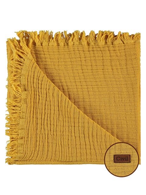 Civil Baby Müslin Bürümcük Battaniye - Hardal Standart - S000494939-20074