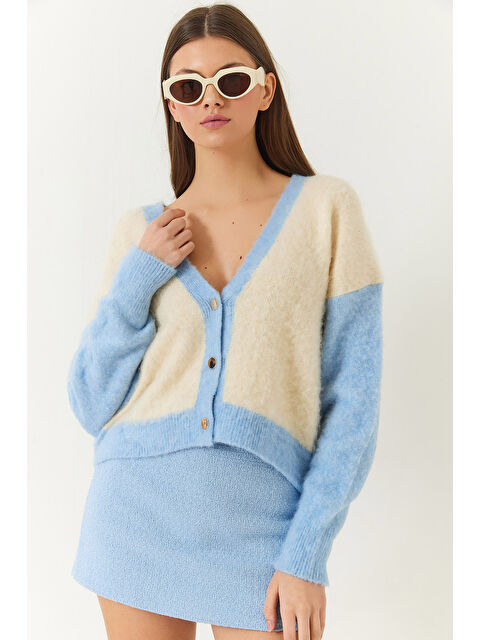 SHADE Kadın Şardonlu Triko Hırka - S000376894-37192