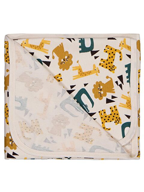 Civil Baby Hayvanlar Battaniye - Bej Standart - S000494961-25636