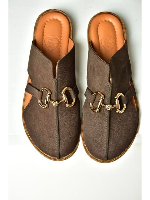 Fox Shoes Kahverengi Kadın Terlik U944150403 - S000401169-19413