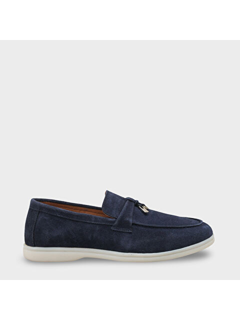Capone Outfitters Hakiki Deri Süet Erkek Loafer Ayakkabı