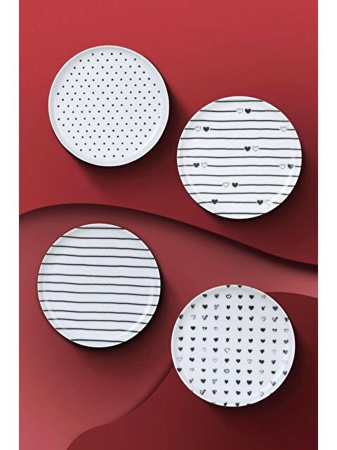 Kütahya Porselen Kütahya Porselen Pretty 4 Parça 15 cm Tabak - S000387798-20063